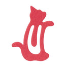 ミドリ インデックスクリップ ネコ柄 18個入