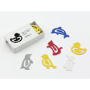 ミドリ インデックスクリップ ネコ柄 18個入