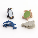 ミドリ マグネットクリップ 水族館柄 1パック4種