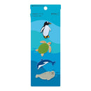 ミドリ マグネットクリップ 水族館柄 1パック4種