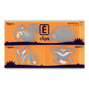 ミドリ エッチングクリップス 小動物柄 16個入