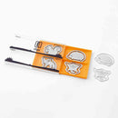 ミドリ エッチングクリップス 小動物柄 16個入