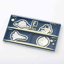 ミドリ エッチングクリップス 宇宙柄 16個入