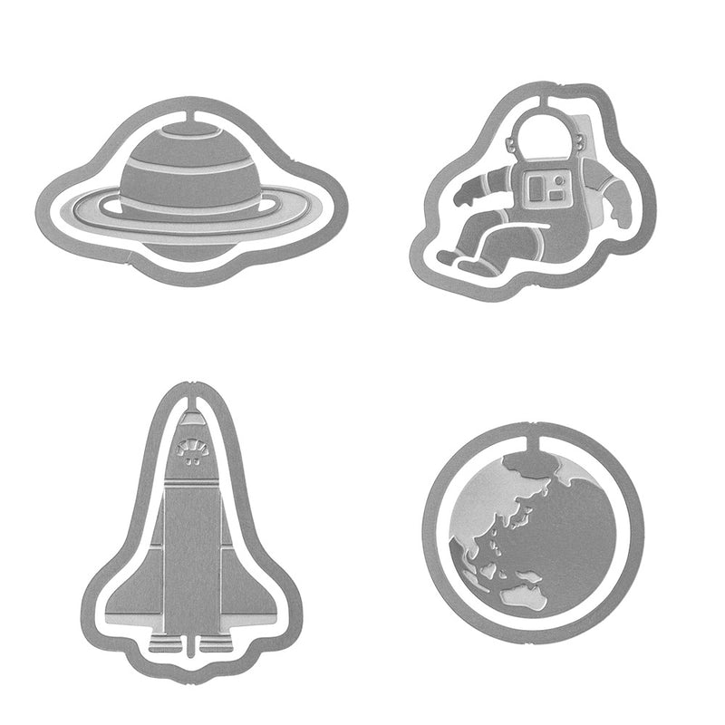 ミドリ エッチングクリップス 宇宙柄 1パック