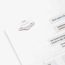 ミドリ エッチングクリップス 宇宙柄 16個入