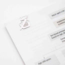 ミドリ エッチングクリップス 文房具柄 16個入