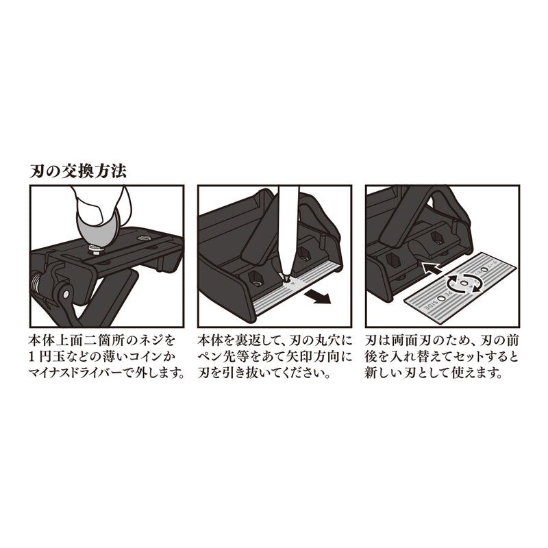ミドリ クラフトテープカッター 替刃 1個