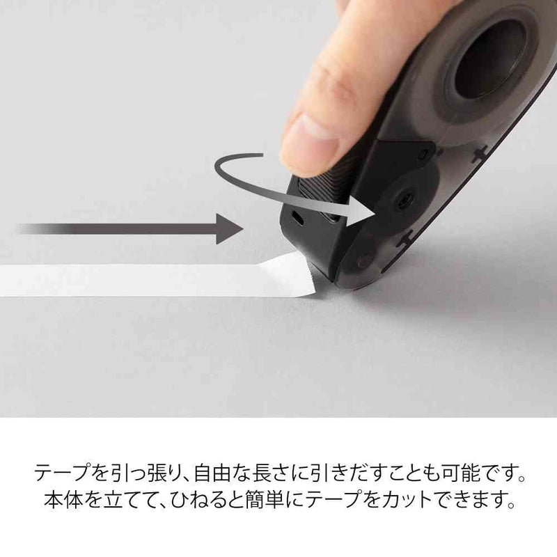 ミドリ クイックテープカッター 黒A 1個