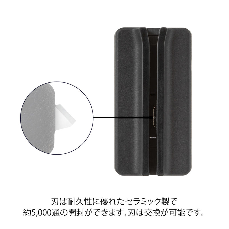 ミドリ マグネットレターカッター 黒 1個