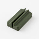 ミドリ マグネットレターカッター カーキ 1個