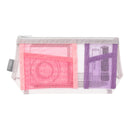 ミドリ ペン&ツールポーチ メッシュ マチ付 ピンク 1個