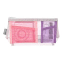 ミドリ ペン&ツールポーチ メッシュ マチ付 ピンク 1個