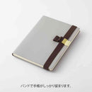 ミドリ ペンホルダーバンド B6～A5用  茶 1個