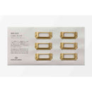 ミドリ TRC ブラス ラベル プレート 1パック（ 6個入）