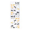 ミドリ シール2277 小さなネコ柄 1シート