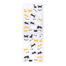 ミドリ シール2277 小さなネコ柄 1シート