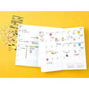 ミドリ シール2277 小さなネコ柄 1シート