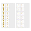 ミドリ インデックスラベル チラット 数字 金 2シート（24枚）