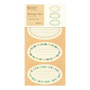 ミドリ シール2362 PCM ラベル グリーン柄 12枚入（3柄×4枚）