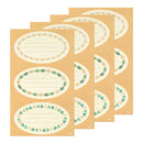 ミドリ シール2362 PCM ラベル グリーン柄 12枚入（3柄×4枚）