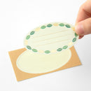 ミドリ シール2362 PCM ラベル グリーン柄 12枚入（3柄×4枚）