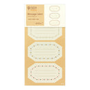 ミドリ シール2441 PCM ラベル フレーム柄 12枚入（3柄×4枚）