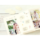 ミドリ シール2441 PCM ラベル フレーム柄 12枚入（3柄×4枚）