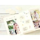 ミドリ シール2441 PCM ラベル フレーム柄 12枚入（3柄×4枚）