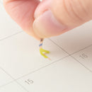 ミドリ シール2455 達成 ヨガ柄 1パック