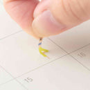 ミドリ シール2455 達成 ヨガ柄 1パック