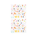 ミドリ シール2456 達成 ダイエット動物柄 1パック