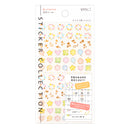 ミドリ シール2457 日付 キラキラ柄 パステル 1パック