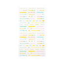 ミドリ シール2458 予定 矢印柄 パステル 1パック