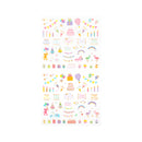 ミドリ シール2459 記念日 バースデー柄 1パック