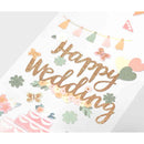 ミドリ シール2513 PCM タイトル 結婚式 ケーキ柄 1シート入