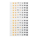 ミドリ シール2541 気持ち ネコ柄 1シート入