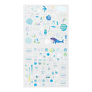 ミドリ シール2560 カラー 青 1シート入