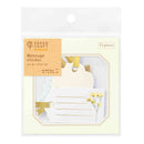 ミドリ シール2578 PCM メッセージ タグ柄 15 枚入（3 柄×5枚）