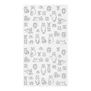 ミドリ シール 2590 おしゃべり 森の動物柄 1パック