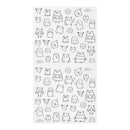 ミドリ シール 2591 おしゃべり モンスター柄 1パック