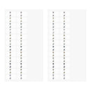 ミドリ インデックスラベル S チラット 数字 グレー 2シート（48 枚）入
