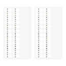 ミドリ インデックスラベル S チラット 数字 グレー 2シート（48 枚）入