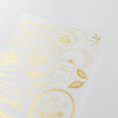 ミドリ シール 2615 転写 箔 モチーフ記録柄 1パック