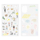 ミドリ シール 2638 おでかけ柄 1パック（2枚入）