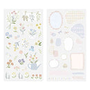 ミドリ シール 2639 花柄 1パック（2枚入）