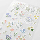 ミドリ シール 2639 花柄 1パック（2枚入）