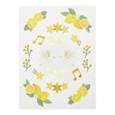 ミドリ シール 2655 PCM フレーム 黄色 1シート入