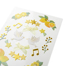 ミドリ シール 2655 PCM フレーム 黄色 1シート入