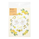 ミドリ シール 2655 PCM フレーム 黄色 1シート入