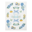 ミドリ シール 2657 PCM フレーム 青 1シート入